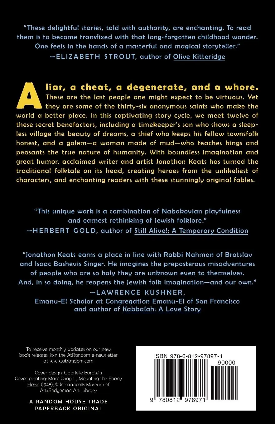 Rückseite: 9780812978971 | The Book of the Unknown | Tales of the Thirty-six | Jonathon Keats
