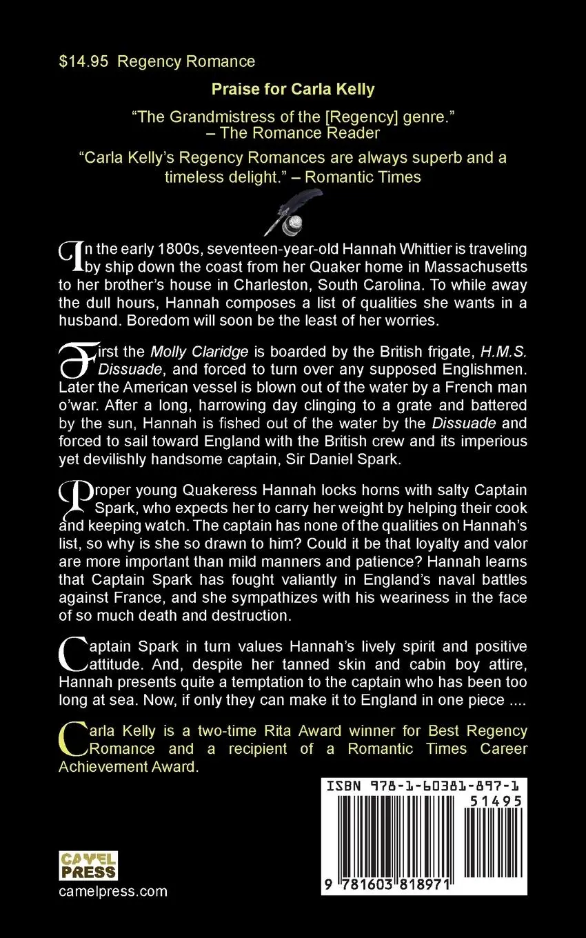 Rückseite: 9781603818971 | Miss Whittier Makes a List | Carla Kelly | Taschenbuch | Englisch