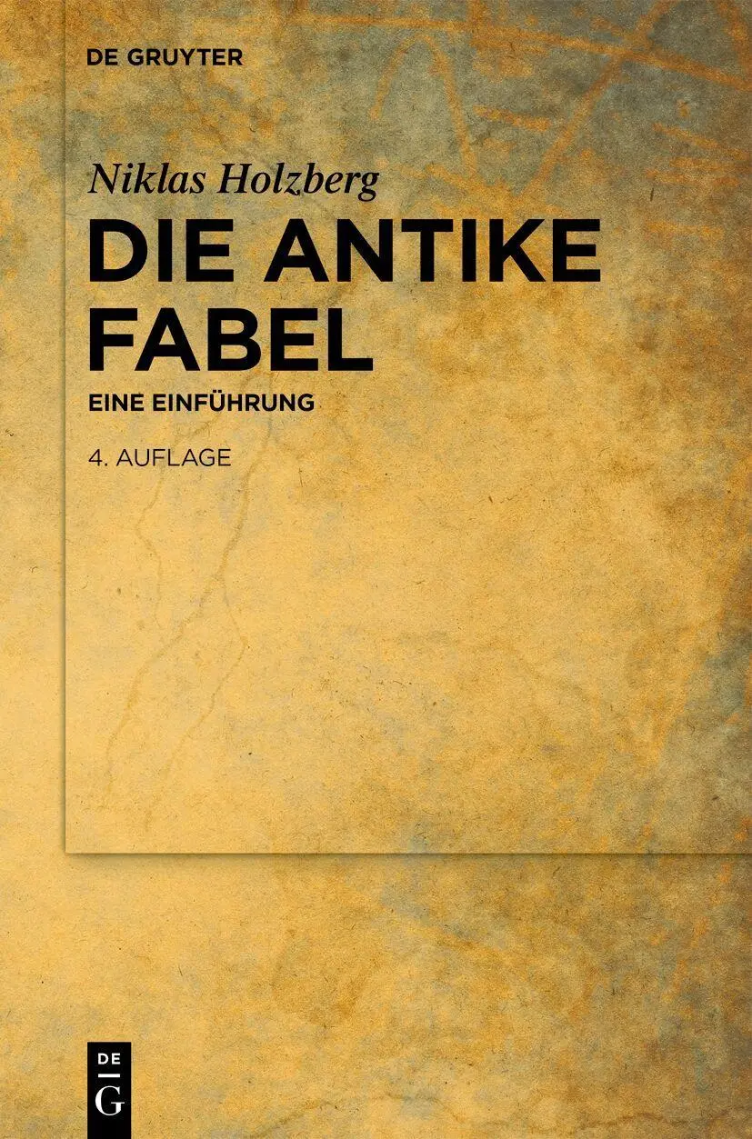 Cover: 9783112229071 | Die antike Fabel | Eine Einführung | Niklas Holzberg | Taschenbuch