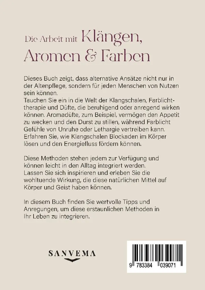 Bild: 9783384039071 | Alternative Anwendungsmethoden in der Altenpflege | Margret Morgante