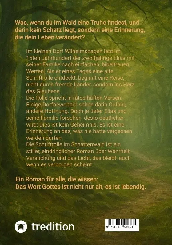Rückseite: 9783384589071 | Die Schriftrolle im Schattenwald | Toilettenkönig | Taschenbuch | 2025