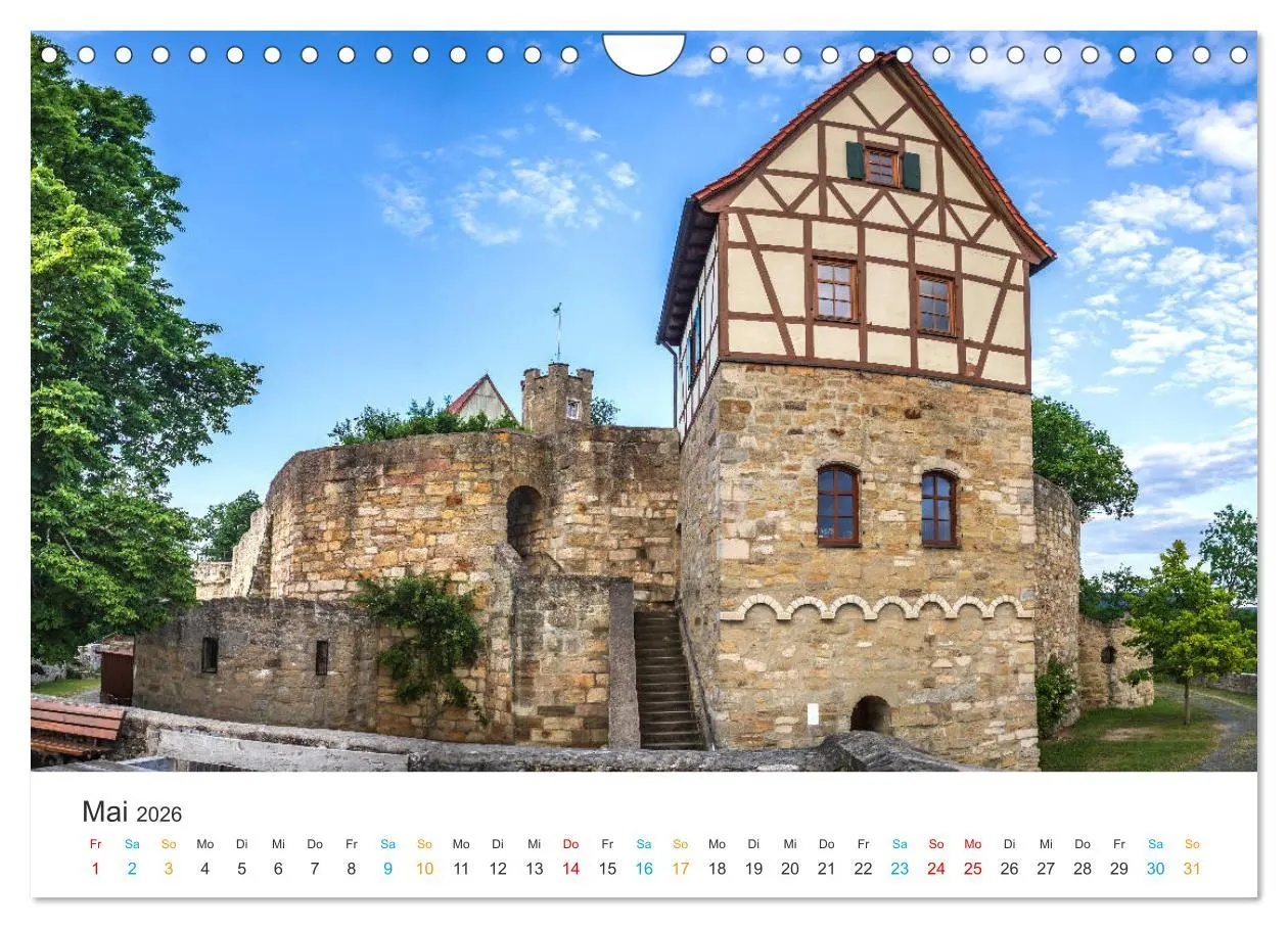 Bild: 9783457779071 | Haßberge - Burgen und Burgruinen (Wandkalender 2026 DIN A4 quer),...