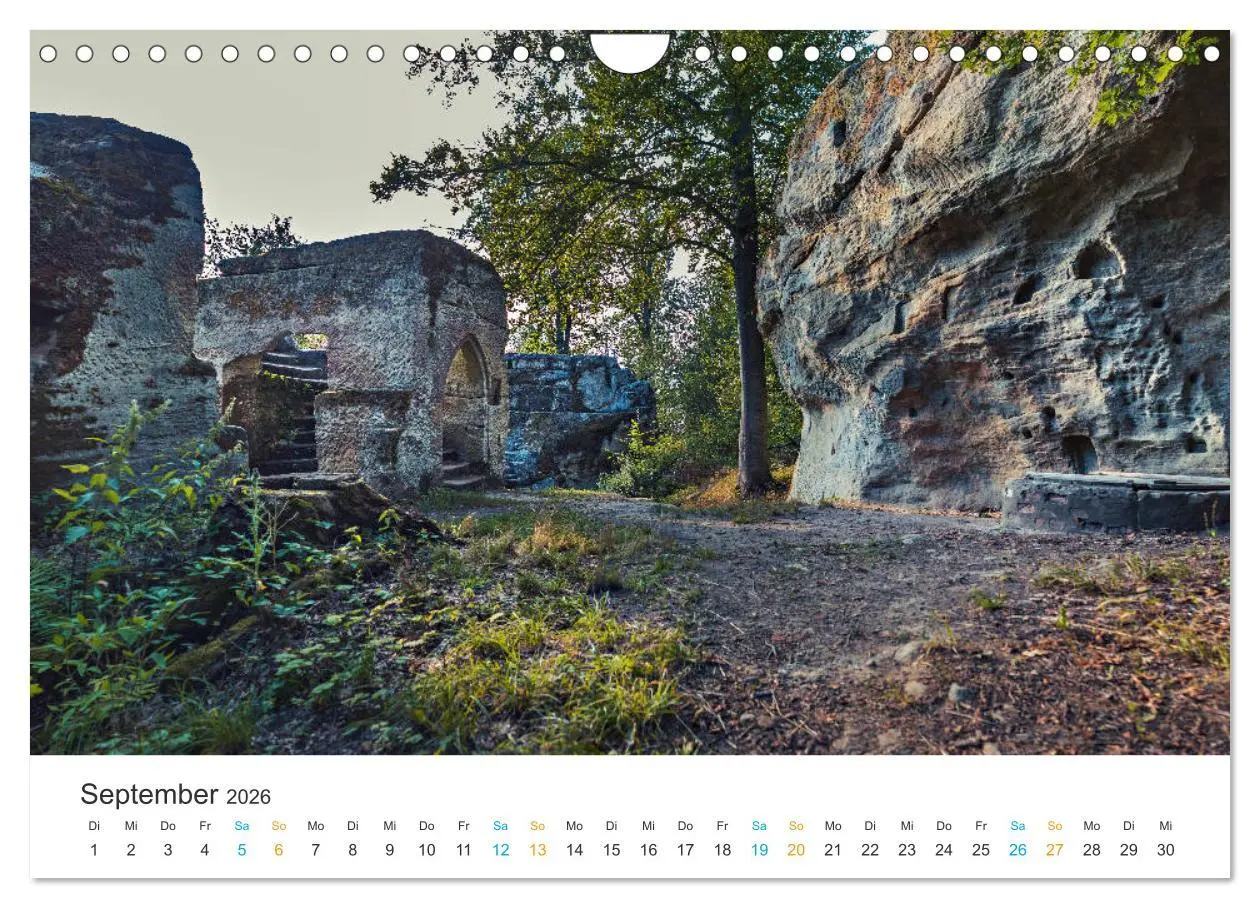 Bild: 9783457779071 | Haßberge - Burgen und Burgruinen (Wandkalender 2026 DIN A4 quer),...