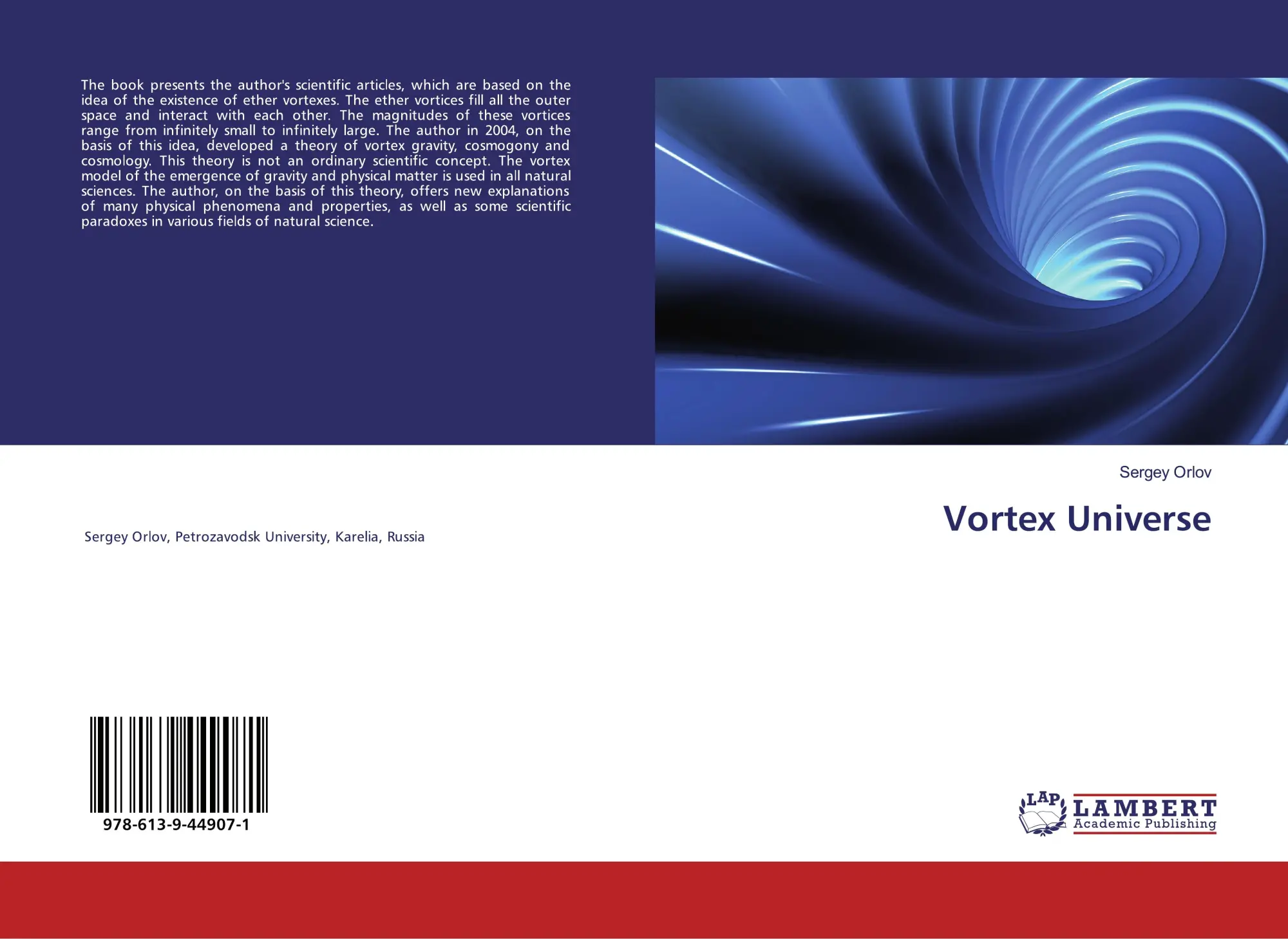 Cover: 9786139449071 | Vortex Universe | Sergey Orlov | Taschenbuch | Paperback | 88 S.