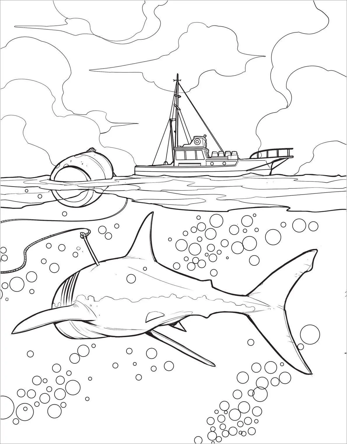 Bild: 9781546139171 | The Official Jaws Coloring Book | Zackery Cuevas | Taschenbuch | 2025