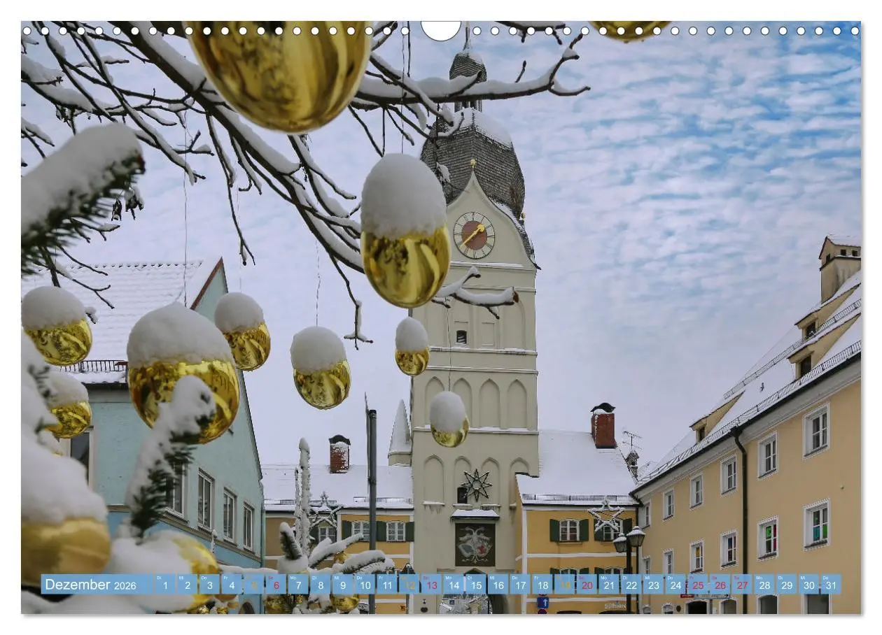 Bild: 9783457769171 | Herzogstadt Erding (Wandkalender 2026 DIN A3 quer), CALVENDO...