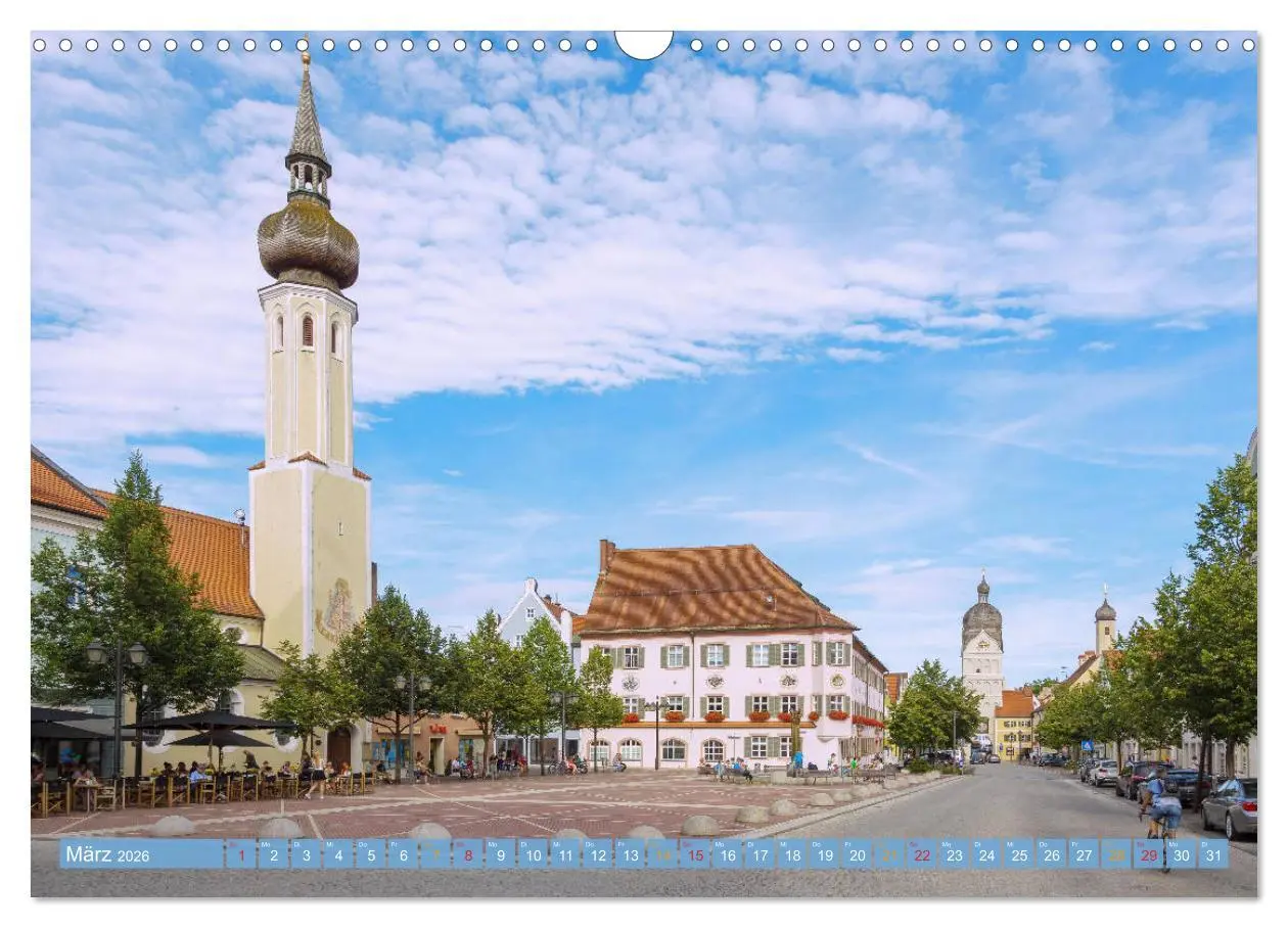Bild: 9783457769171 | Herzogstadt Erding (Wandkalender 2026 DIN A3 quer), CALVENDO...