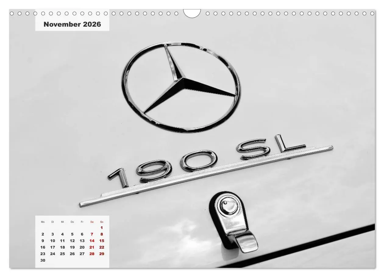 Bild: 9783457839171 | Mercedes Edel &amp; Fein (Wandkalender 2026 DIN A3 quer), CALVENDO...