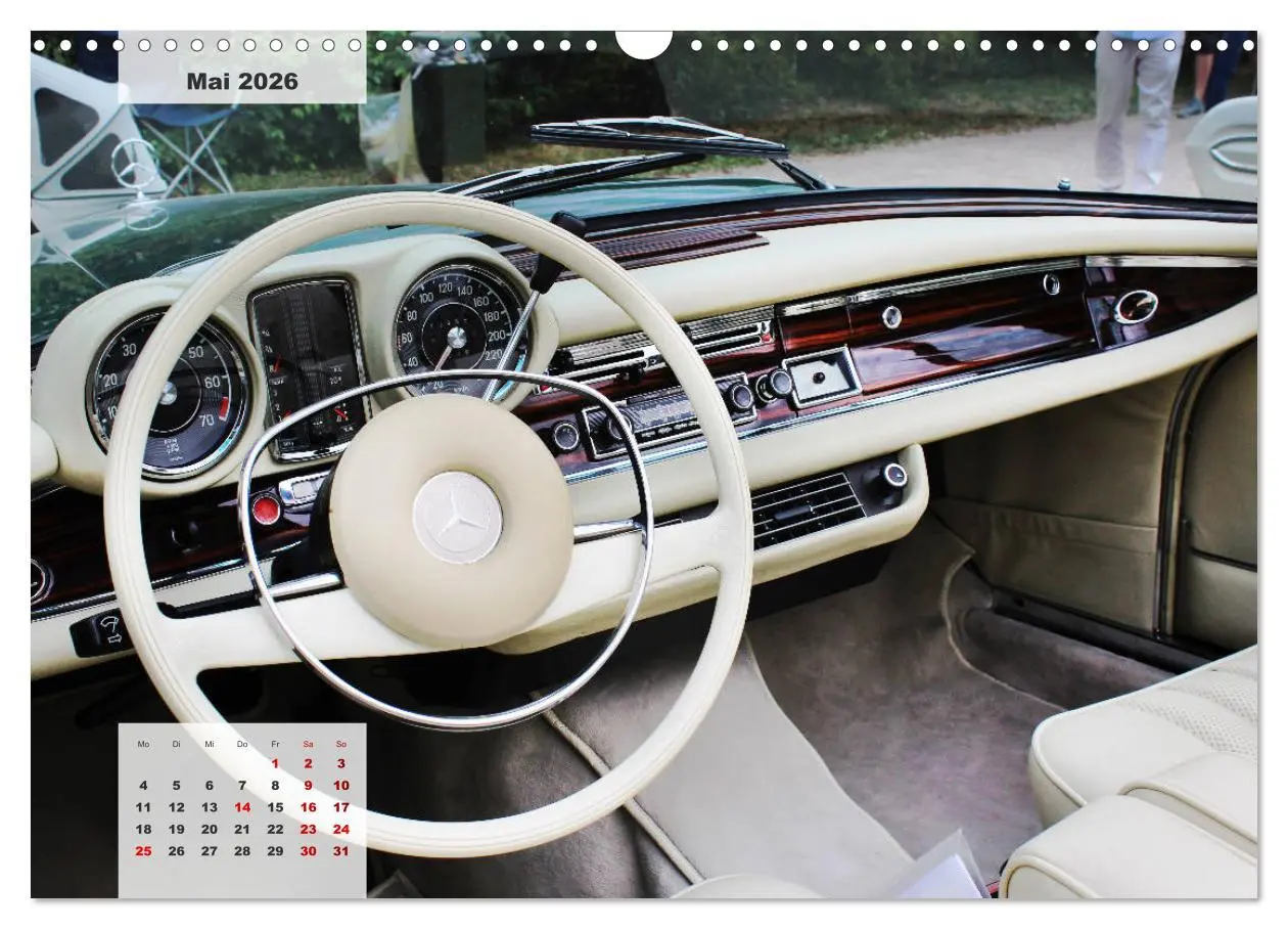 Bild: 9783457839171 | Mercedes Edel &amp; Fein (Wandkalender 2026 DIN A3 quer), CALVENDO...