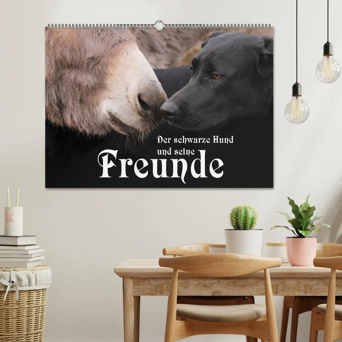 Bild: 9783516099171 | Der schwarze Hund und seine Freunde (Wandkalender 2026 DIN A2...