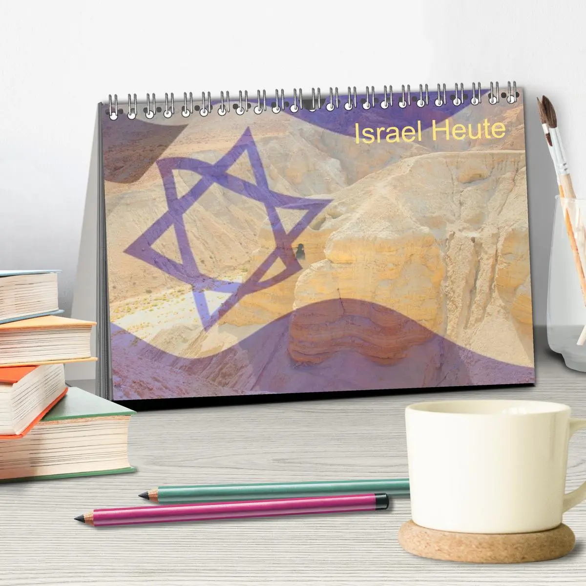 Bild: 9783516239171 | Israel Heute (Tischkalender 2026 DIN A5 quer), CALVENDO Monatskalender