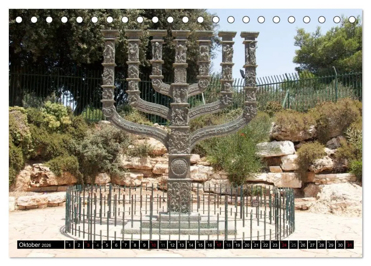 Bild: 9783516239171 | Israel Heute (Tischkalender 2026 DIN A5 quer), CALVENDO Monatskalender