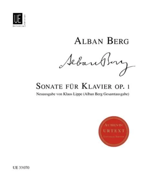 Cover: 9783702429171 | Sonate | op. 1. Klavier. Partitur. | Klaus Lippe | Noten Partitur