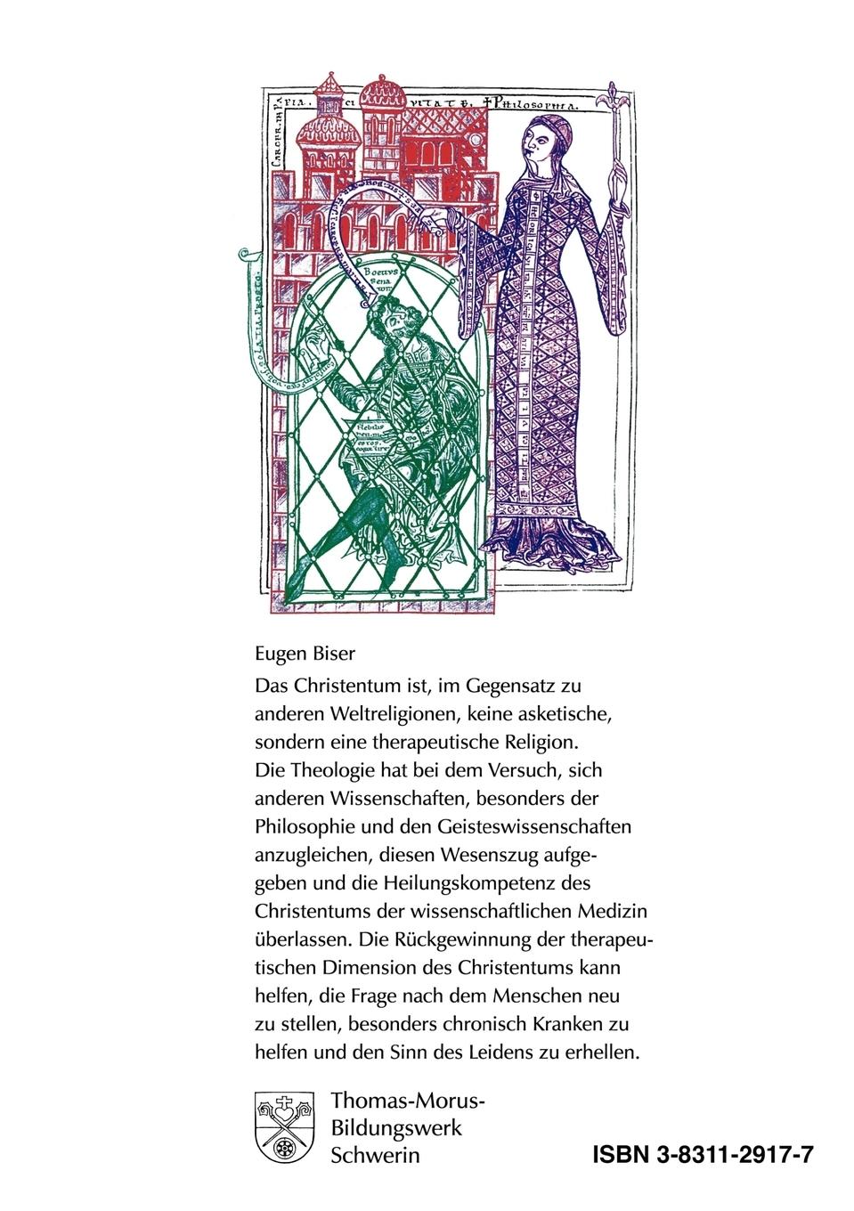 Rückseite: 9783831129171 | Theologie als Therapie | Eugen Biser | Taschenbuch | 192 S. | Deutsch