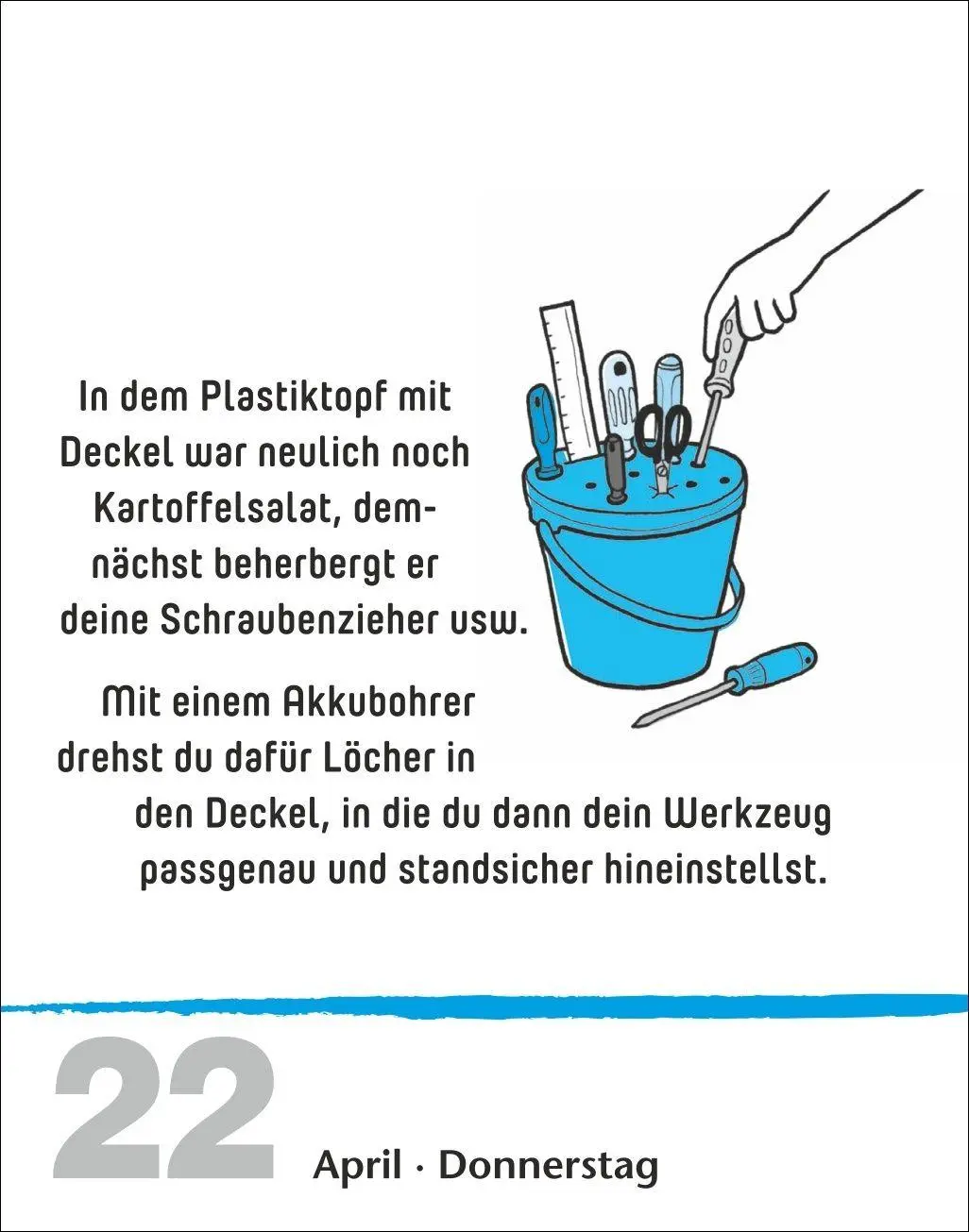 Bild: 9783840039171 | Lifehacks Tagesabreißkalender 2027 - Der hilfreichste Kalender...