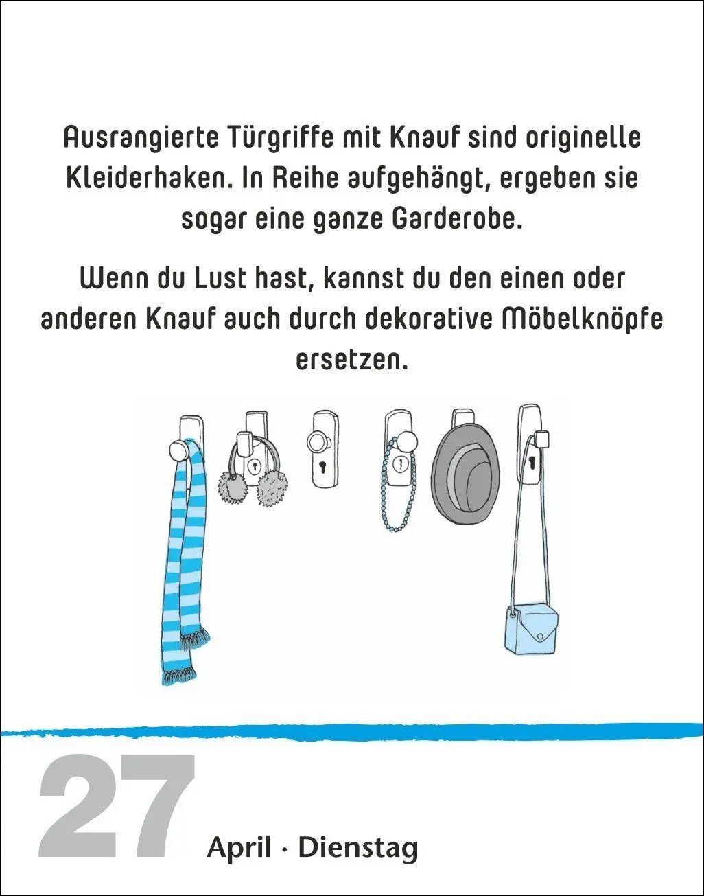 Bild: 9783840039171 | Lifehacks Tagesabreißkalender 2027 - Der hilfreichste Kalender...