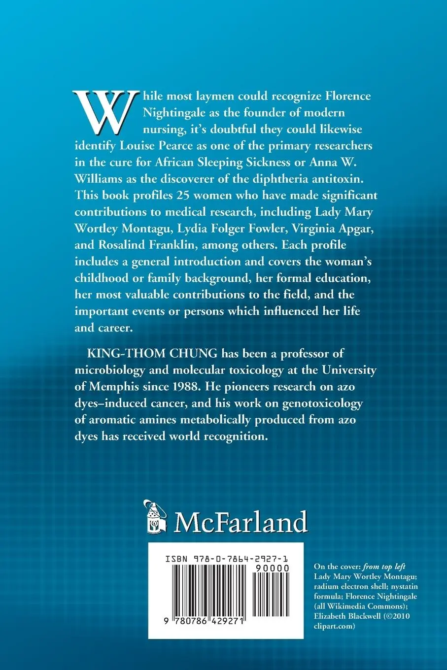 Rückseite: 9780786429271 | Women Pioneers of Medical Research | King-Thom Chung | Taschenbuch