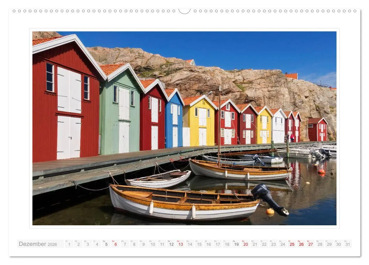 Bild: 9783457829271 | Bohuslän. Smögen - Hunnebostrand - Kungshamn (Wandkalender 2026 DIN...