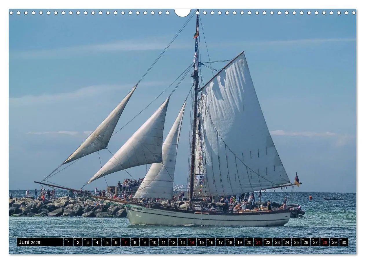 Bild: 9783516159271 | Segelschiffe vor Warnemünde (Wandkalender 2026 DIN A3 quer),...