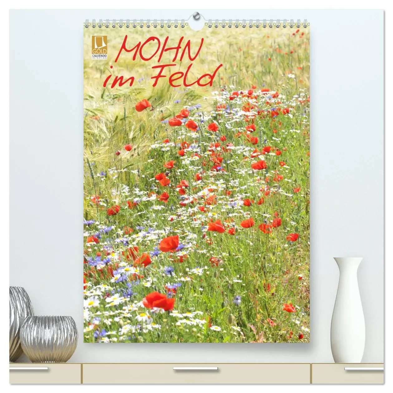 Cover: 9783516399271 | Mohn im Feld (hochwertiger Premium Wandkalender 2026 DIN A2 hoch),...