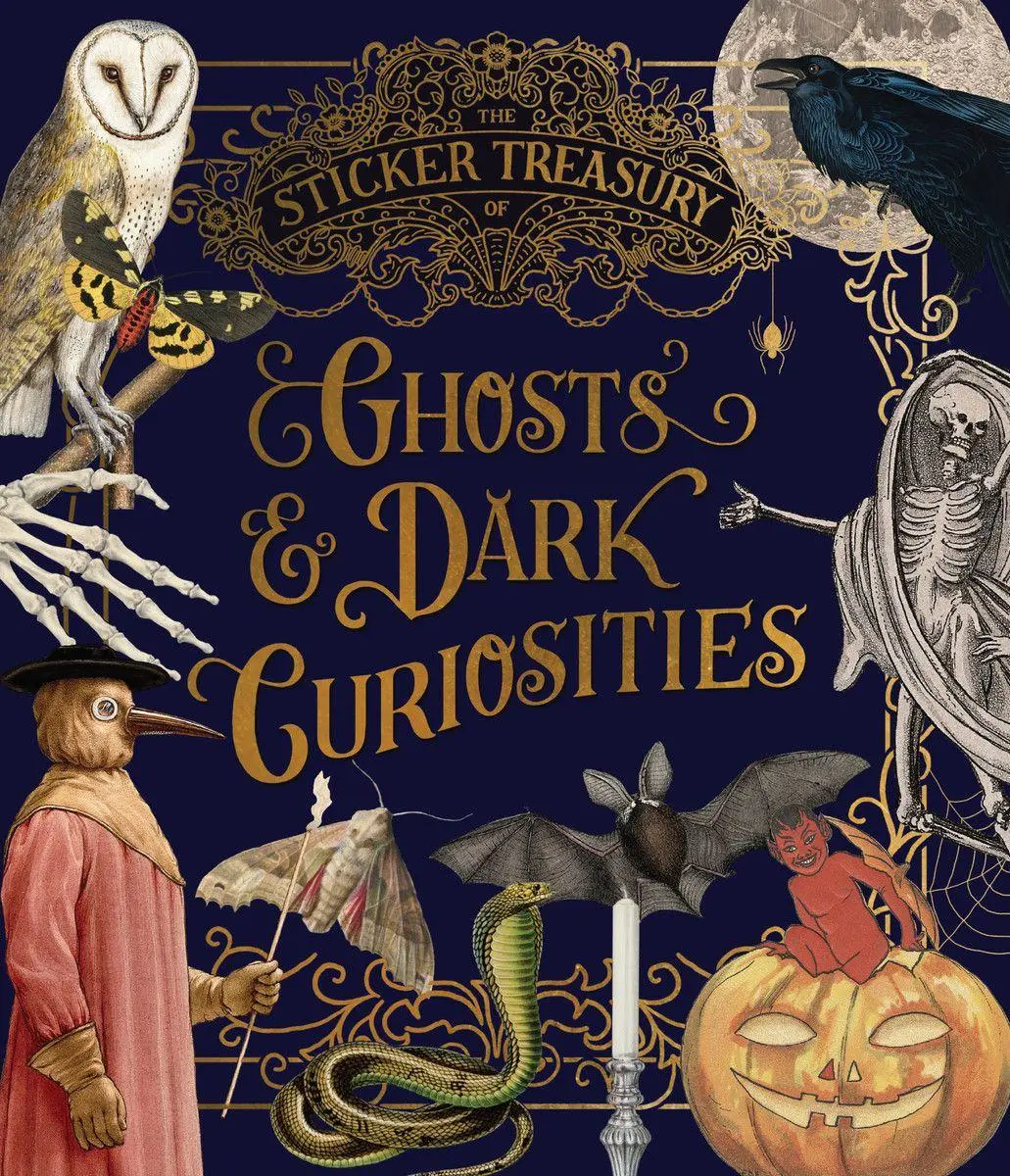 Cover: 9781923239371 | The Sticker Treasury of Ghosts &amp; Dark Curiosities | Smith Street Books