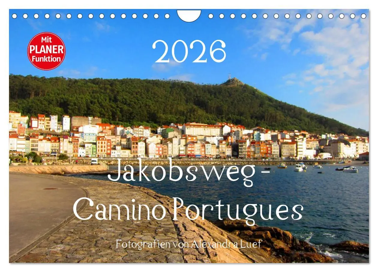 Cover: 9783457989371 | Jakobsweg - Camino Portugues (Wandkalender 2026 DIN A4 quer),...