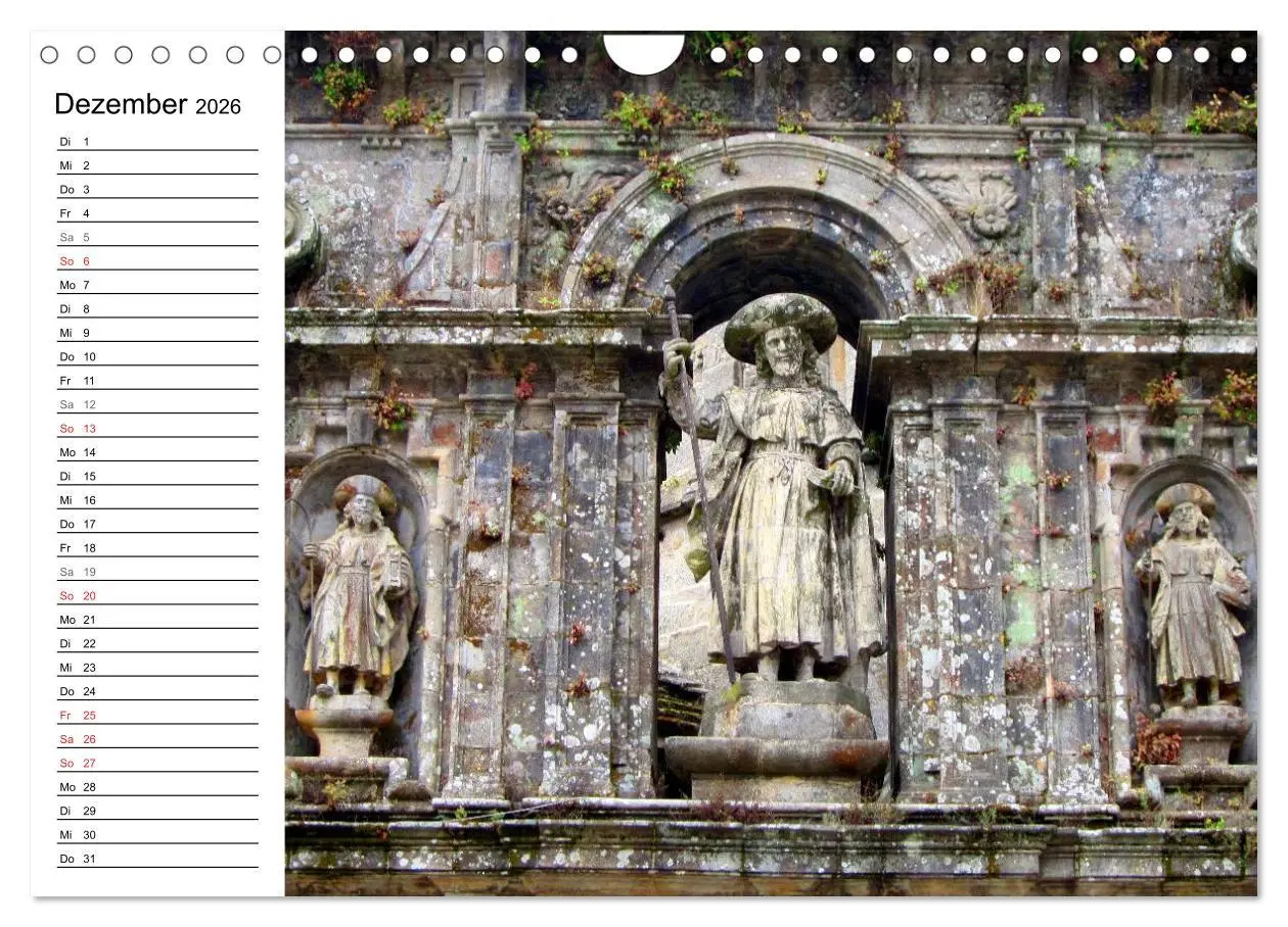 Bild: 9783457989371 | Jakobsweg - Camino Portugues (Wandkalender 2026 DIN A4 quer),...