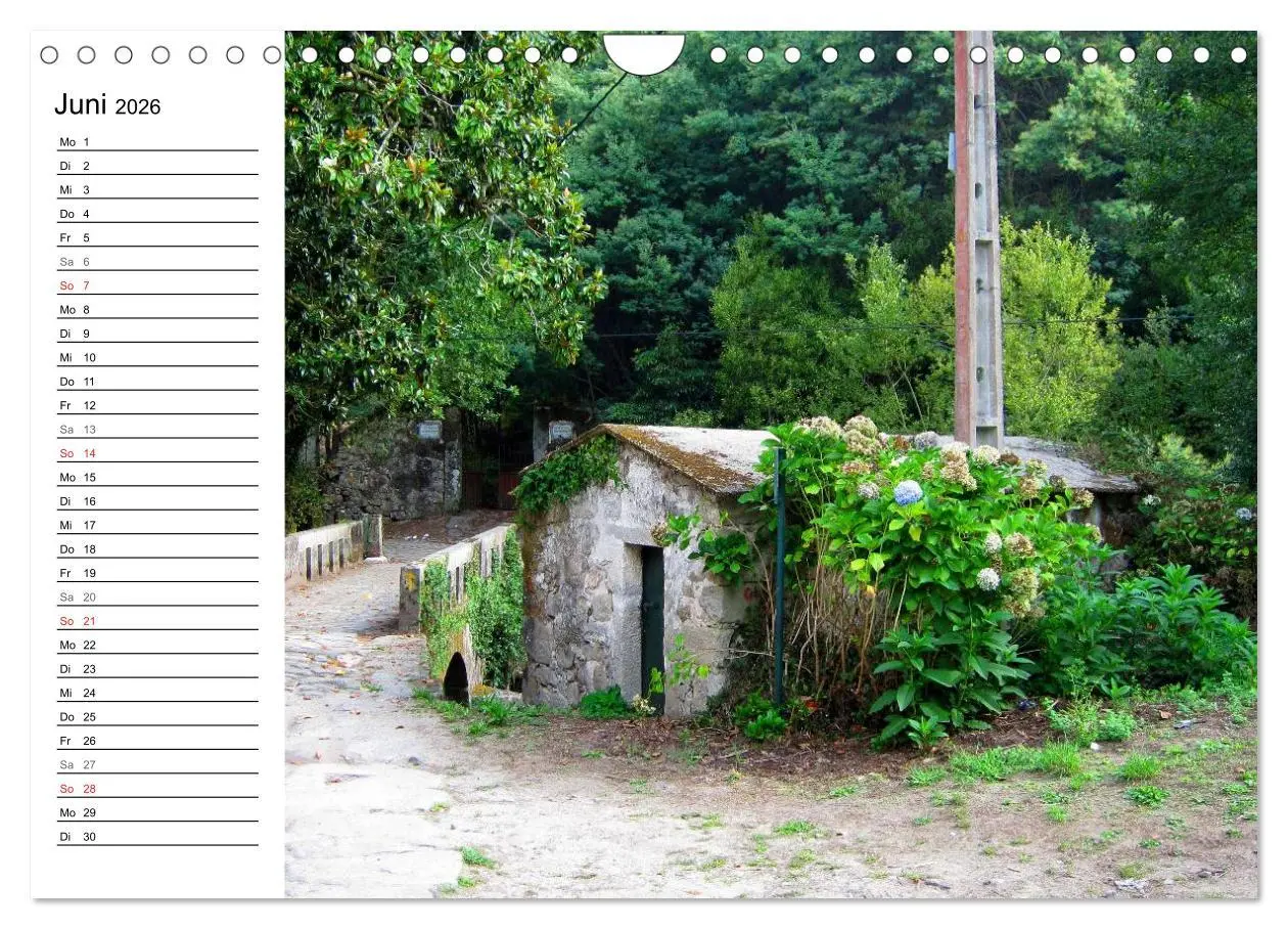 Bild: 9783457989371 | Jakobsweg - Camino Portugues (Wandkalender 2026 DIN A4 quer),...