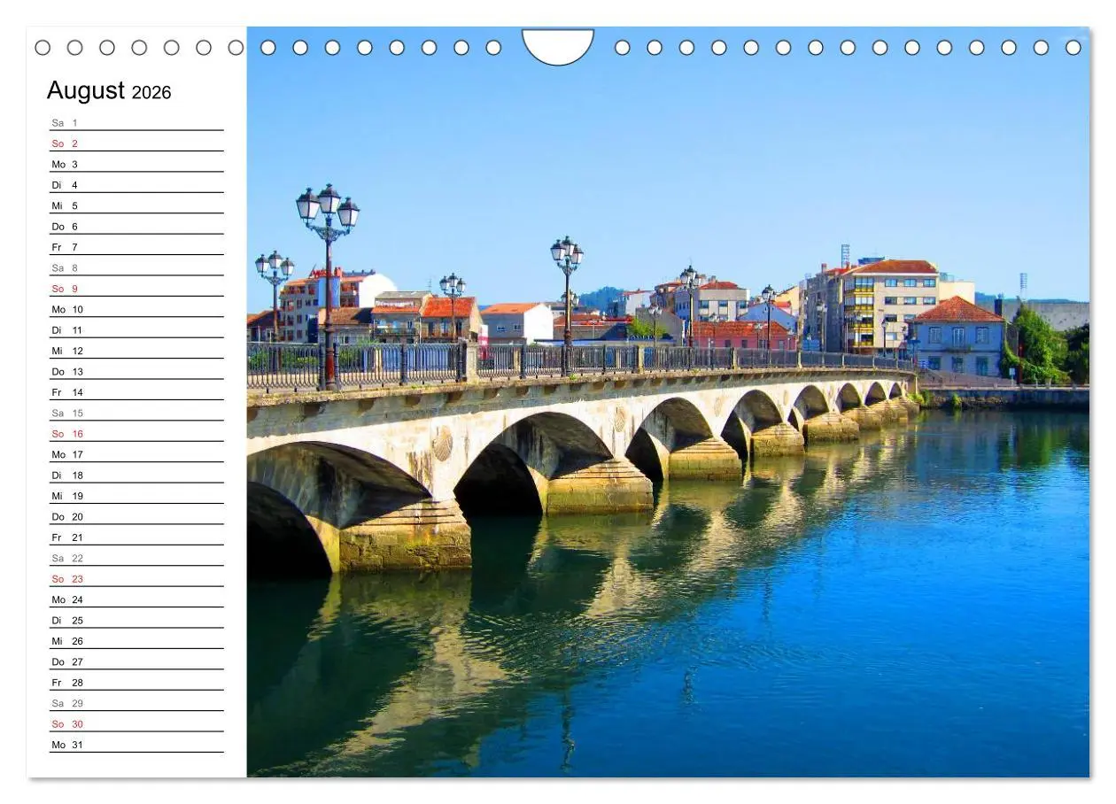 Bild: 9783457989371 | Jakobsweg - Camino Portugues (Wandkalender 2026 DIN A4 quer),...