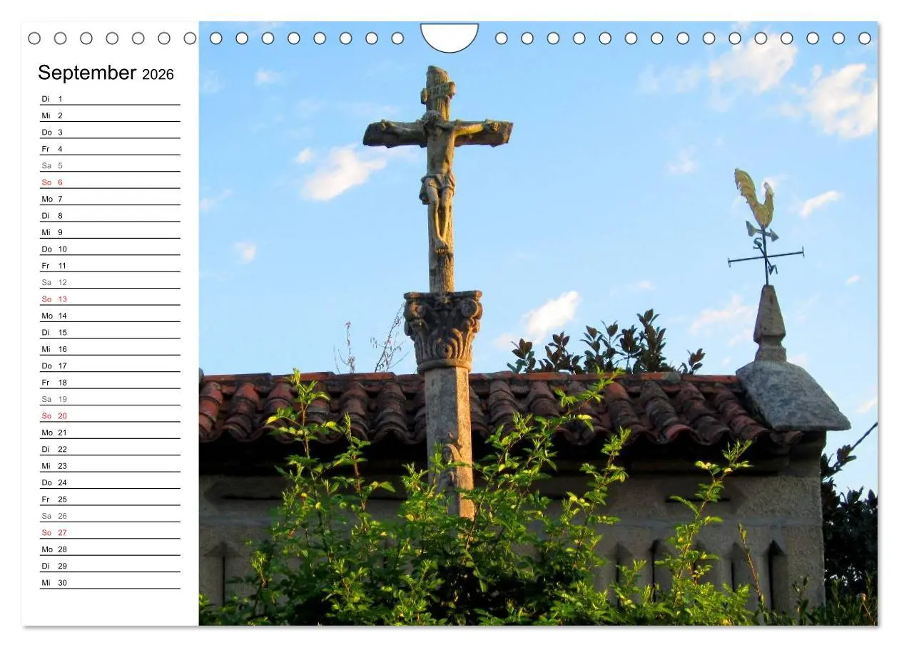 Bild: 9783457989371 | Jakobsweg - Camino Portugues (Wandkalender 2026 DIN A4 quer),...