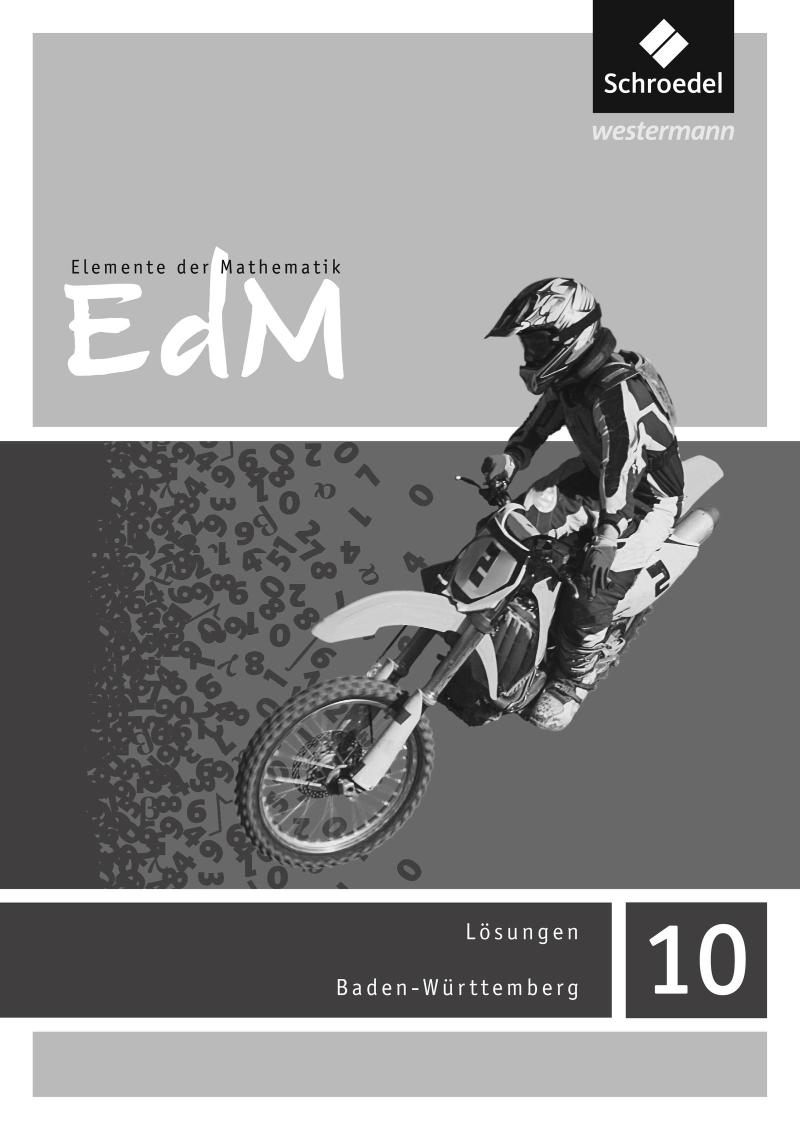 Cover: 9783507859371 | Elemente der Mathematik SI 10. Lösungen. Baden-Württemberg | Ladenthin