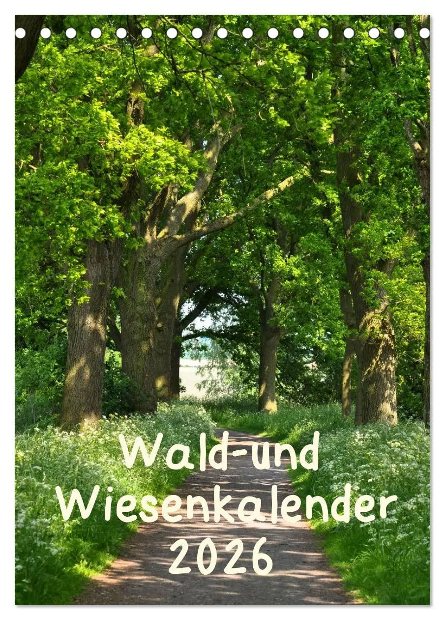 Cover: 9783516459371 | Wald- und Wiesenkalender 2026 Planer (Tischkalender 2026 DIN A5...
