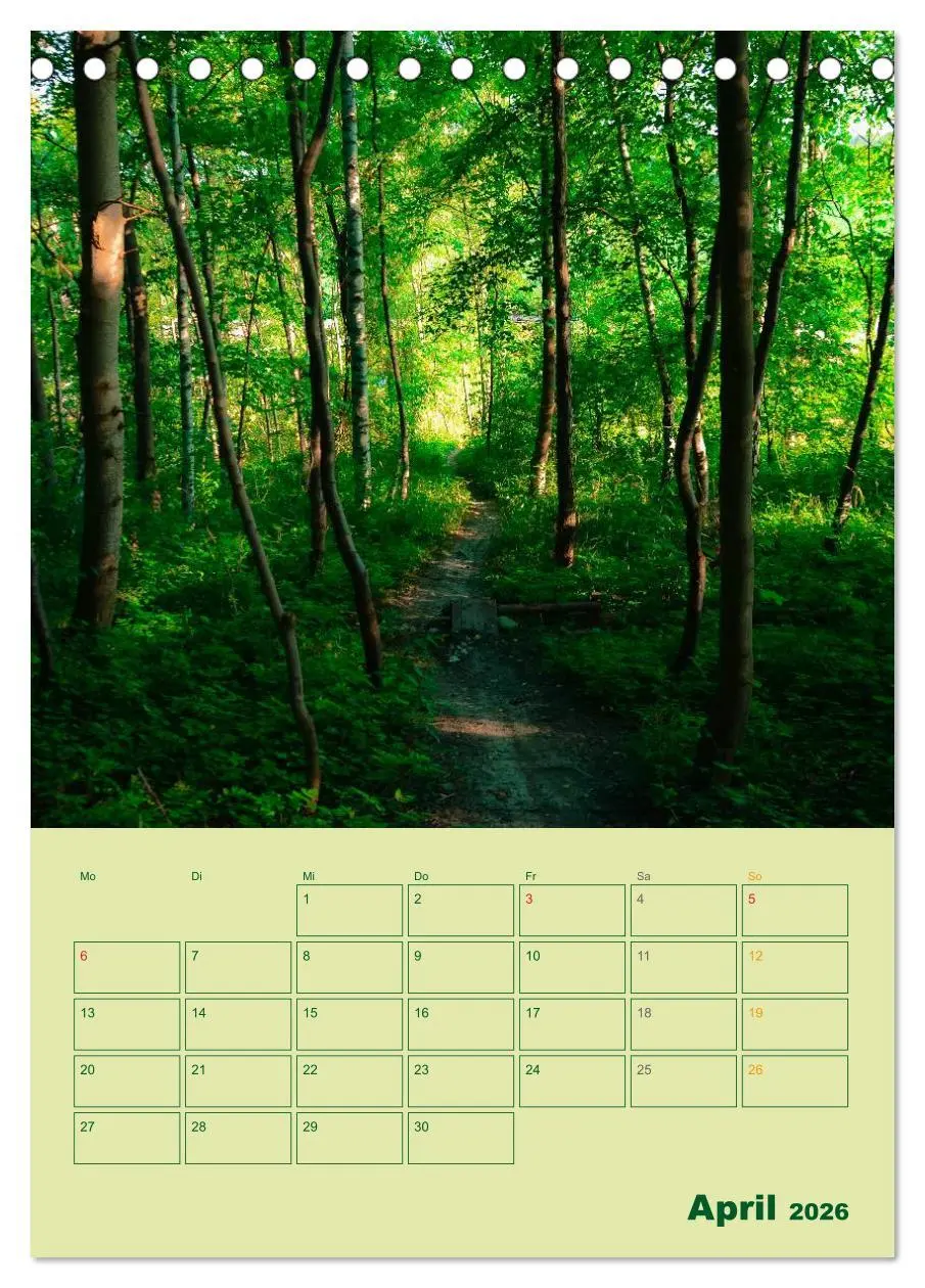 Bild: 9783516459371 | Wald- und Wiesenkalender 2026 Planer (Tischkalender 2026 DIN A5...