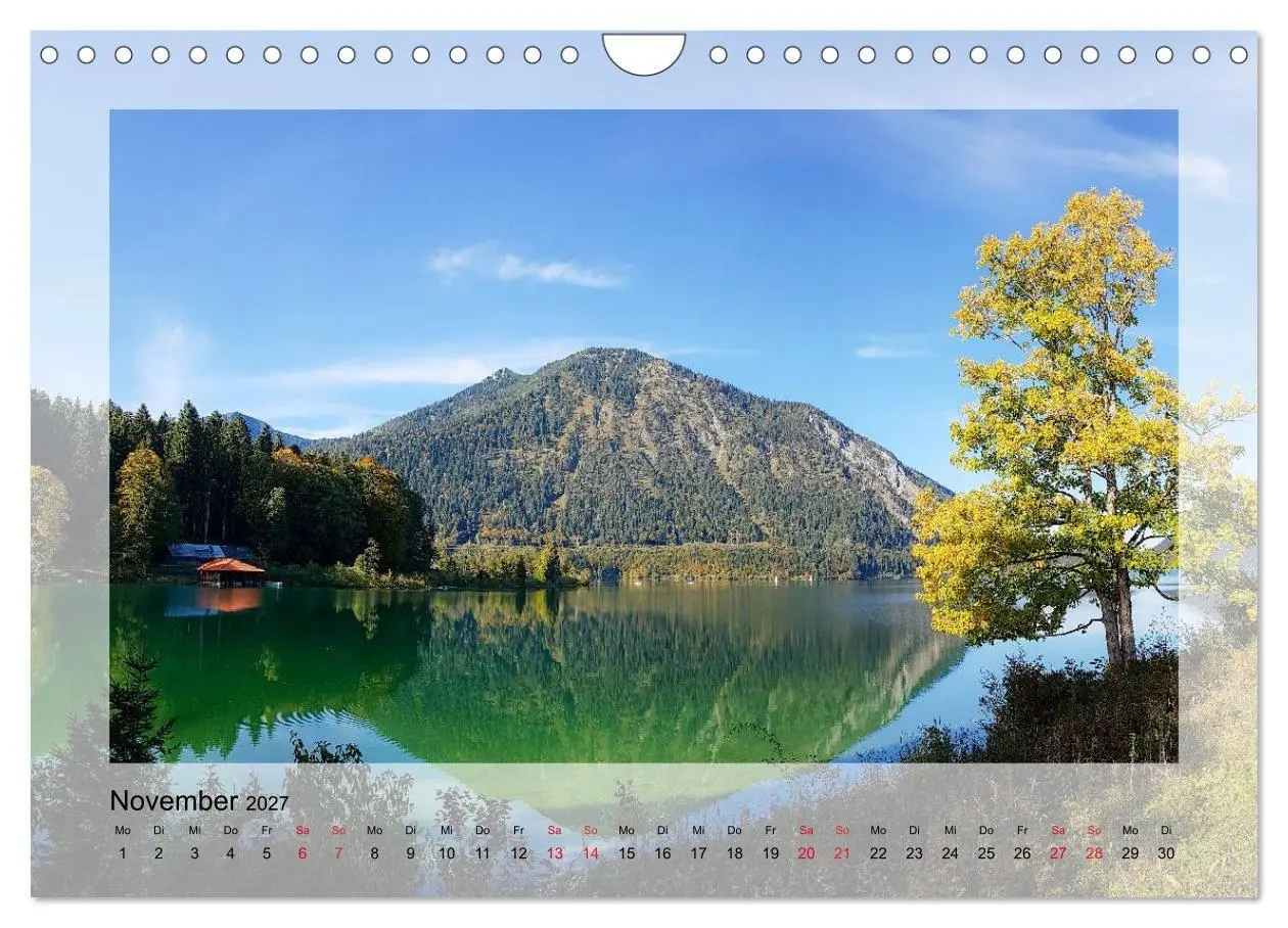 Bild: 9783569619371 | Walchensee (Wandkalender 2027 DIN A4 quer), CALVENDO Monatskalender