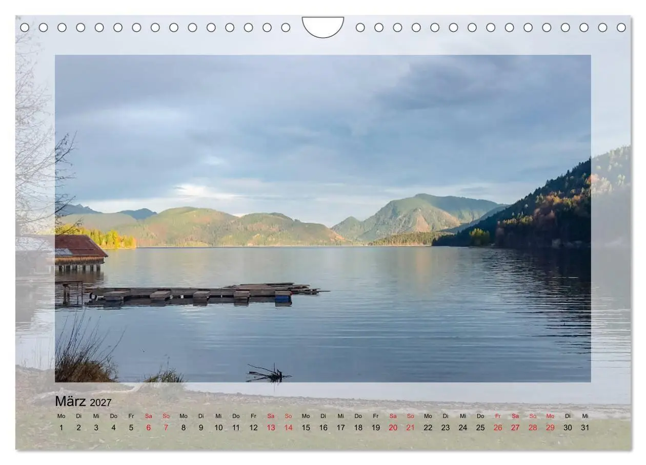 Bild: 9783569619371 | Walchensee (Wandkalender 2027 DIN A4 quer), CALVENDO Monatskalender