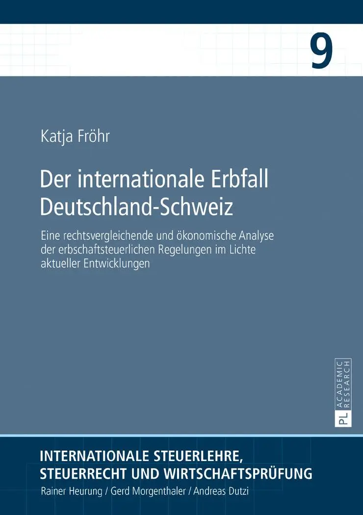 Cover: 9783631679371 | Der internationale Erbfall Deutschland-Schweiz | Katja Fröhr | Buch