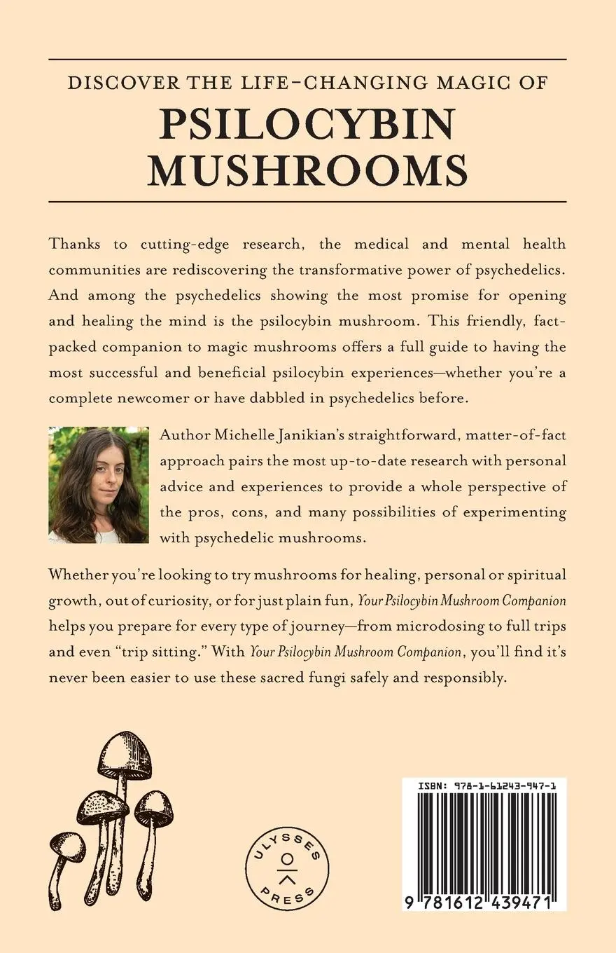 Rückseite: 9781612439471 | Your Psilocybin Mushroom Companion | Michelle Janikian | Taschenbuch