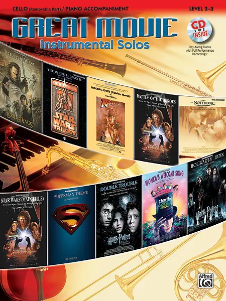 Cover: 38081289571 | Great Movie Instrumental Solos | Buch + CD | Alfred Music Publications