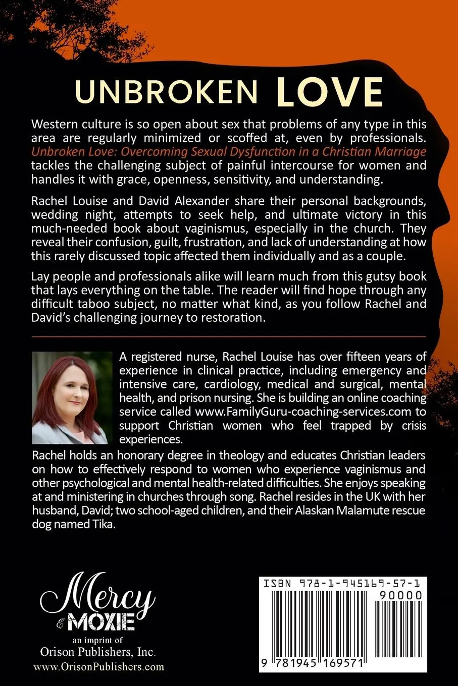 Rückseite: 9781945169571 | UnBroken Love | Overcoming Sexual Dysfunction in a Christian Marriage