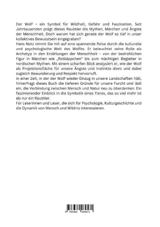 Rückseite: 9783384469571 | Warum wir den Wolf fürchten | Hans Notz | Taschenbuch | 224 S. | 2024