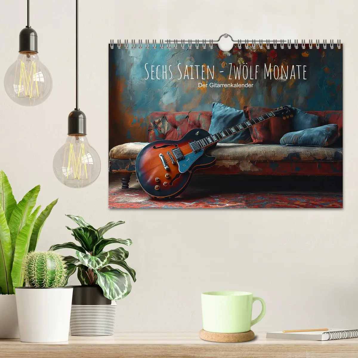 Bild: 9783457349571 | Sechs Saiten, Zwölf Monate - Der Gitarrenkalender (Wandkalender...