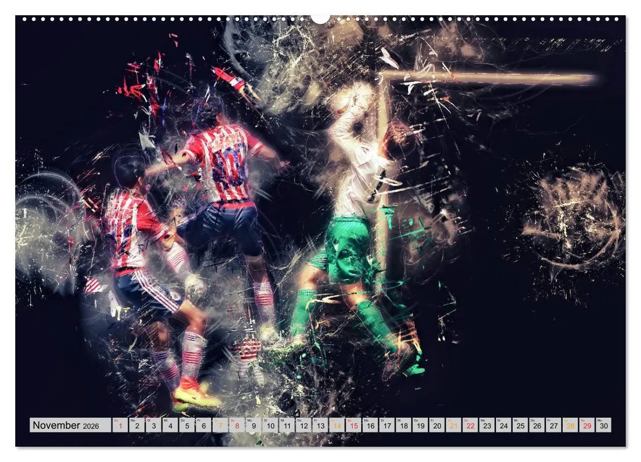 Bild: 9783457729571 | Fußball - extrem (Wandkalender 2026 DIN A2 quer), CALVENDO...