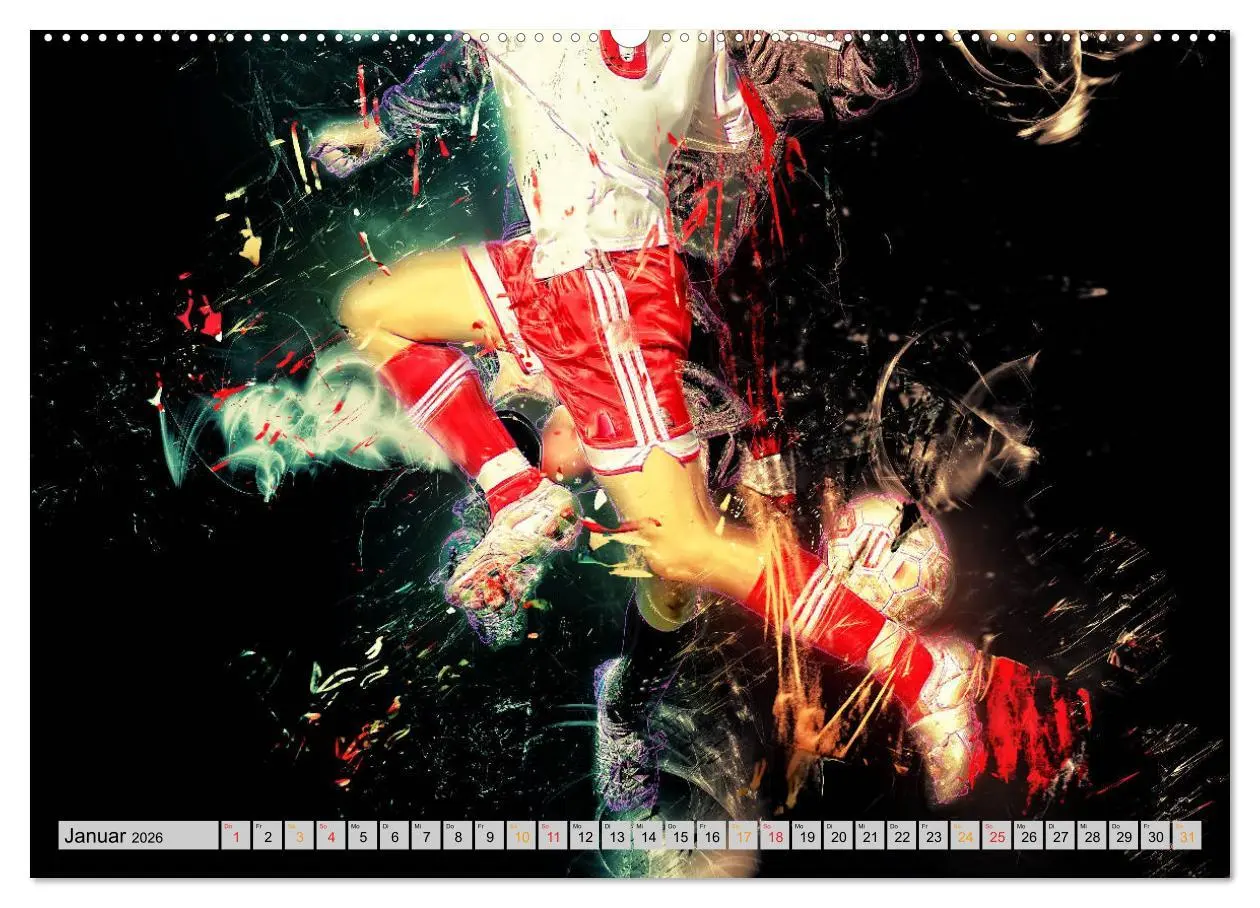 Bild: 9783457729571 | Fußball - extrem (Wandkalender 2026 DIN A2 quer), CALVENDO...