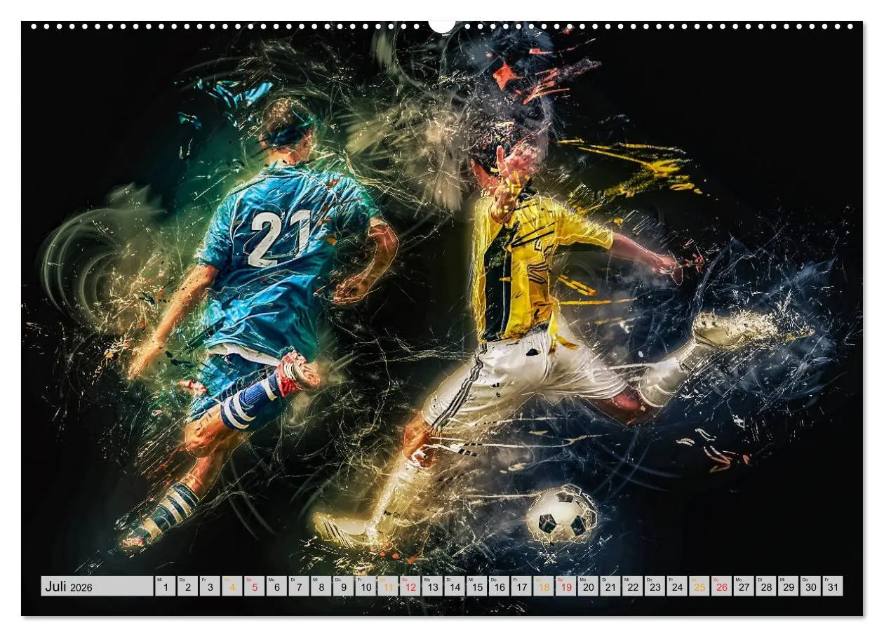 Bild: 9783457729571 | Fußball - extrem (Wandkalender 2026 DIN A2 quer), CALVENDO...