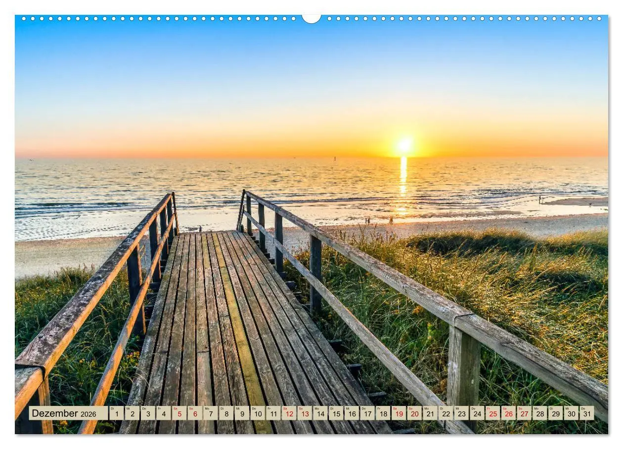 Bild: 9783457899571 | SYLT Dünenwege (Wandkalender 2026 DIN A2 quer), CALVENDO...
