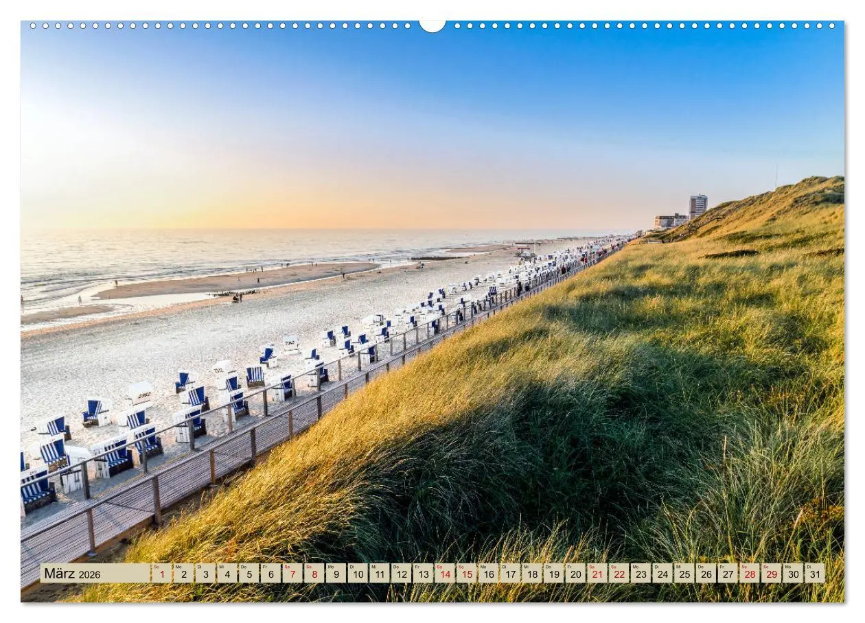 Bild: 9783457899571 | SYLT Dünenwege (Wandkalender 2026 DIN A2 quer), CALVENDO...