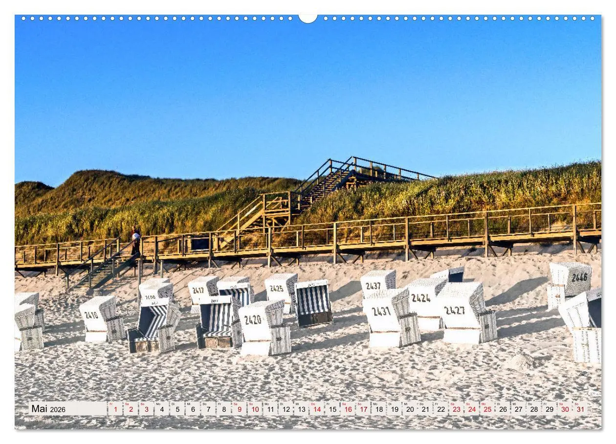 Bild: 9783457899571 | SYLT Dünenwege (Wandkalender 2026 DIN A2 quer), CALVENDO...