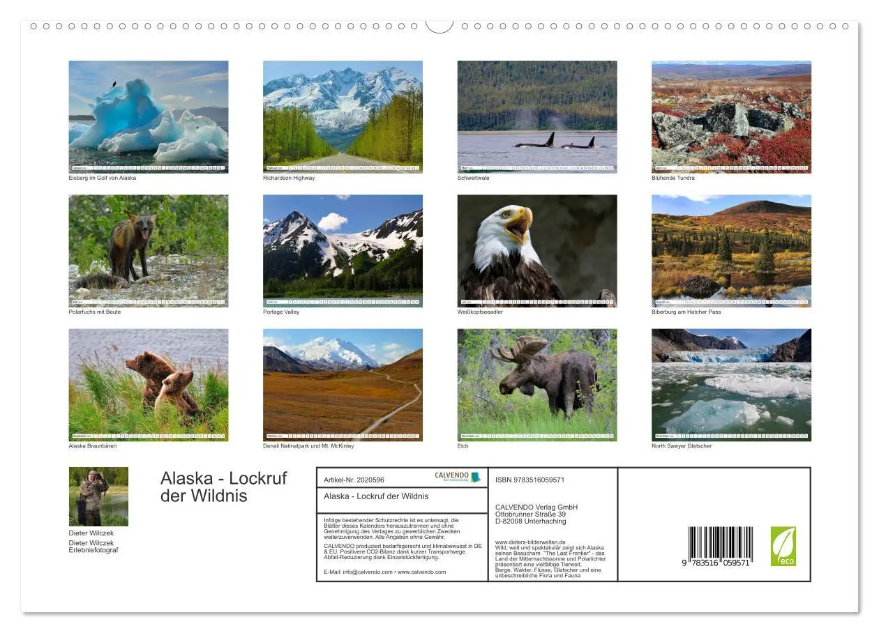 Bild: 9783516059571 | Alaska - Lockruf der Wildnis (hochwertiger Premium Wandkalender...