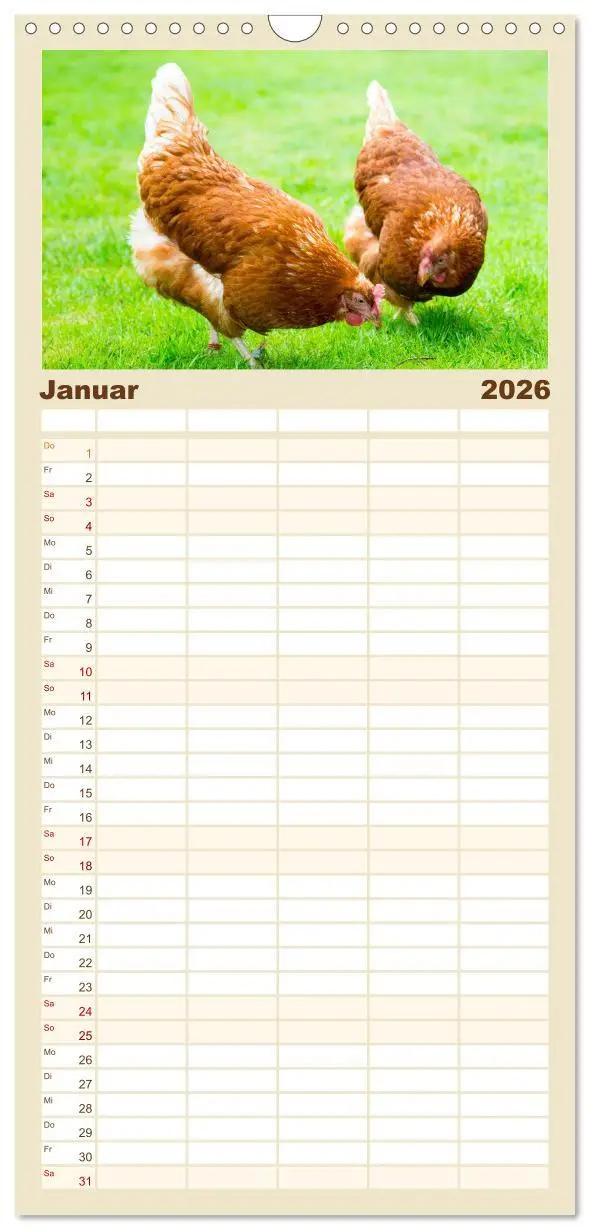 Bild: 9783516509571 | Familienplaner 2026 - Geliebte Tiere auf dem Bauernhof mit 5...