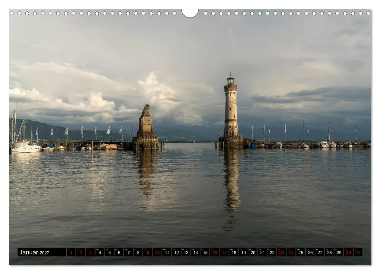 Bild: 9783569839571 | Lindau am Bodensee (Wandkalender 2027 DIN A3 quer), CALVENDO...